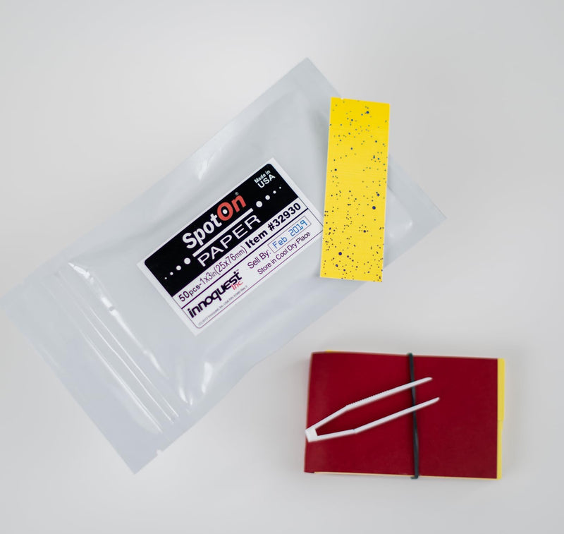 [Australia - AusPower] - SpotOn Water Sensitive Paper (WSP) for Sprayer Calibration - One Pack of 1 x3 Paper - 50 Sheets Per Pack - Reduce Waste and Ensure Consistent Application of Spray Droplets - Assess Spray Coverage 