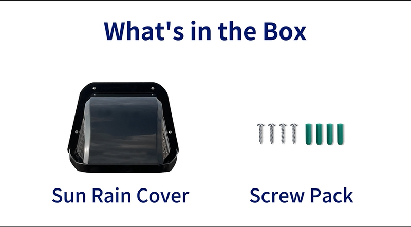 Universal Security Camera Sun Rain Cover Shield for Outdoor CCTV Camera 1 Pack