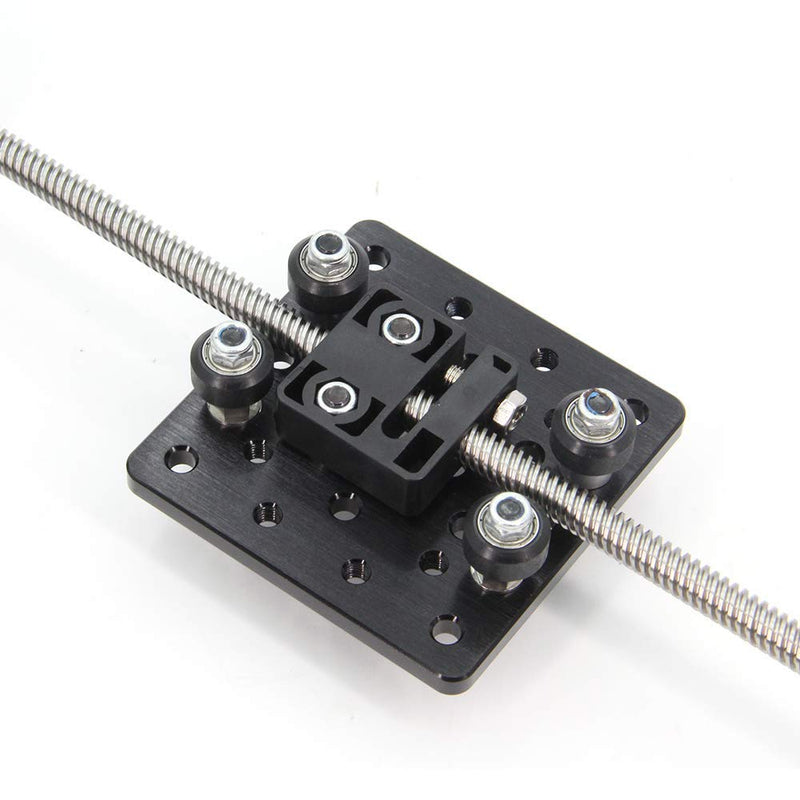 [Australia - AusPower] - Zeberoxyz 2PCS Anti-Backlash Nut Block for 8mm Diameter, 2mm Pitch 4mm Lead POM Screw Nut for CNC and 3D Printer (4mm Lead-2-heads) 4mm Lead-2-heads 