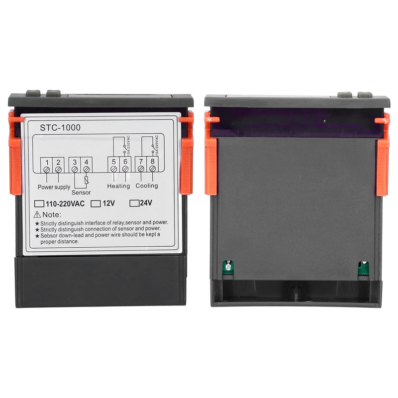 [Australia - AusPower] - Digital Temperature Controller, -1000 Cooling and Heating Temperature Controller Digital Thermostat with Sensor for Temperature Measurement Temperature Control (AC110~220V) AC110~220V 
