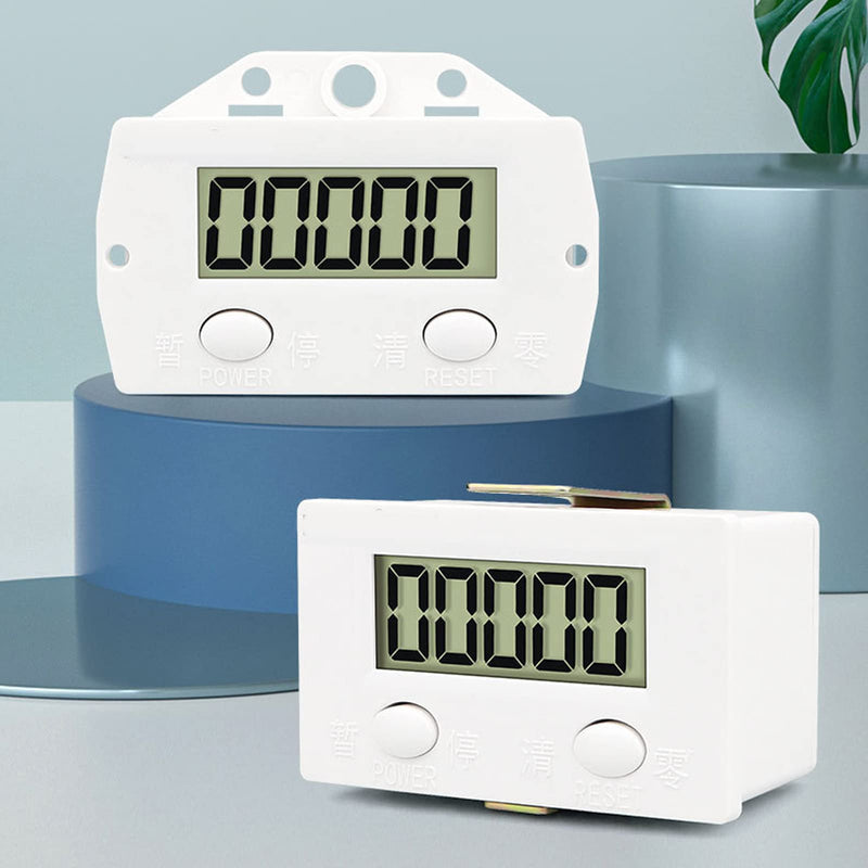 [Australia - AusPower] - 0-99999 Counter, Punch Digital Electronic Counter LCD Mesh Counter with Magnetic Induction Switch, for Industrial Punching Machine, Machine Tools and Assembly Lines 