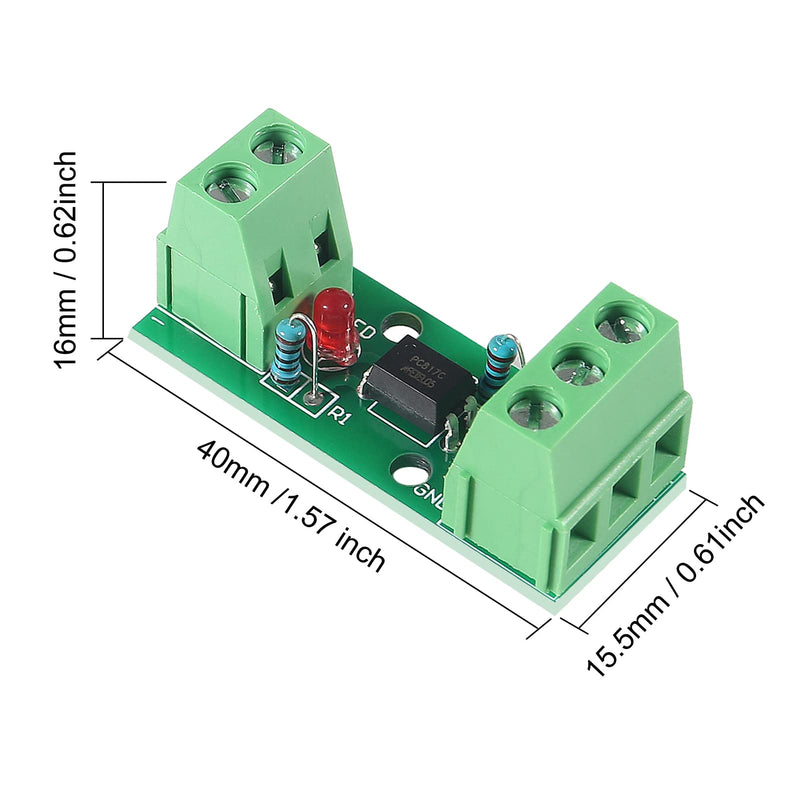 [Australia - AusPower] - 4pcs 1CH Optocoupler PC817 1 Channel Isolation Board Voltage Converter Adapter Module 3.6-30V Driver Photoelectric Isolated Module (10pcs 1CH Optocoupler) 10pcs 1CH Optocoupler 