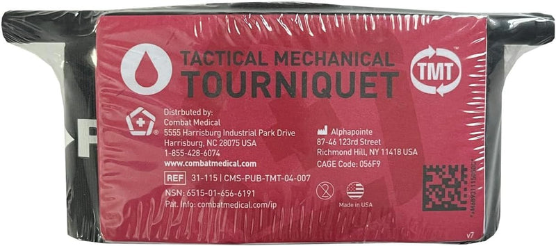 [Australia - AusPower] - MARCH The TMT, Tactical Mechanical Tourniquet, One Handed Application Combat Ready Tourniquet by Safeguard Medical. Made in The USA 