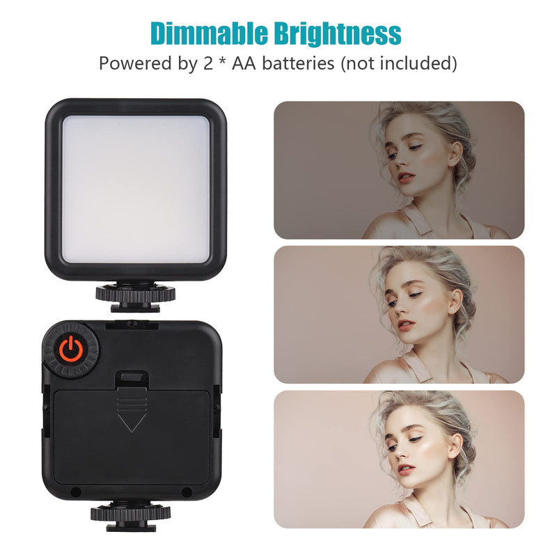 [Australia - AusPower] - Mini Smartphone Vlog Kit with LED Video Light, Cardioid Microphone, Extendable Phone Clip, Adjustable Brightness Tripod for Live Streaming, Vlogging, Video Conferencing & Selfies 