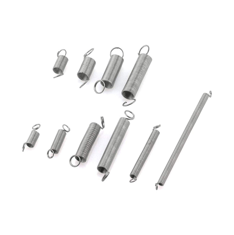 [Australia - AusPower] - 200pcs 20 Sizes Spring Assorted Kit Metal Electrical Hardware Drum Extension Tension Springs Extended and Compressed Spring Assortment 