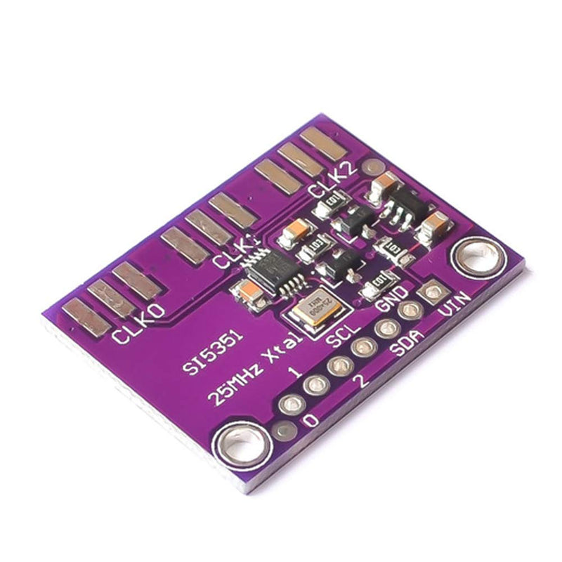 [Australia - AusPower] - 3Pcs Si5351 I2C 25MHz Programmable Clock Generator Breakout Board 8KHz to 160MHz High Frequency Signal Generator Fit for Replacing Crystals PLLs 