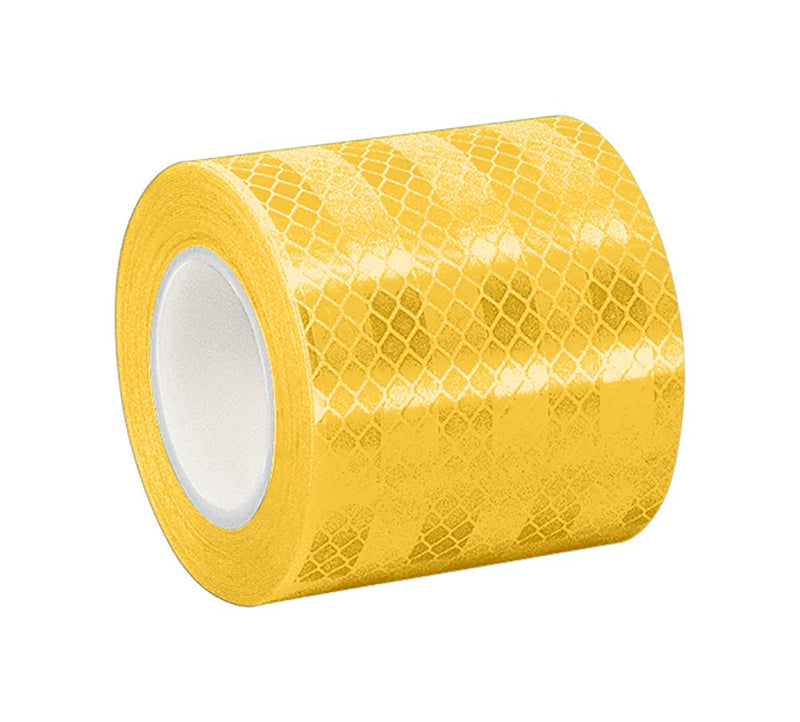3M 3431 Yellow Micro Prismatic Sheeting Reflective Tape – 2 in. x 15 ft. Non Metalized Adhesive Tape Roll. Safety Tape 5 Yards 2 inches 1