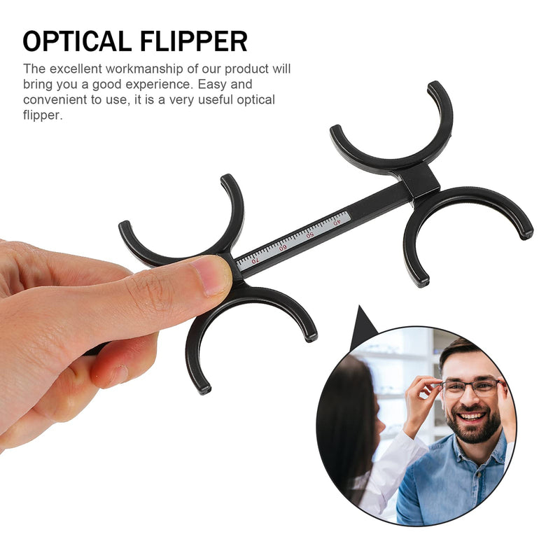 [Australia - AusPower] - Scicalife Optical Flipper, Optometry Plastic Flip, Trial Lens Optometry Instrument Flip for Near Vision Amblyopia Confirmation Test (Black) 