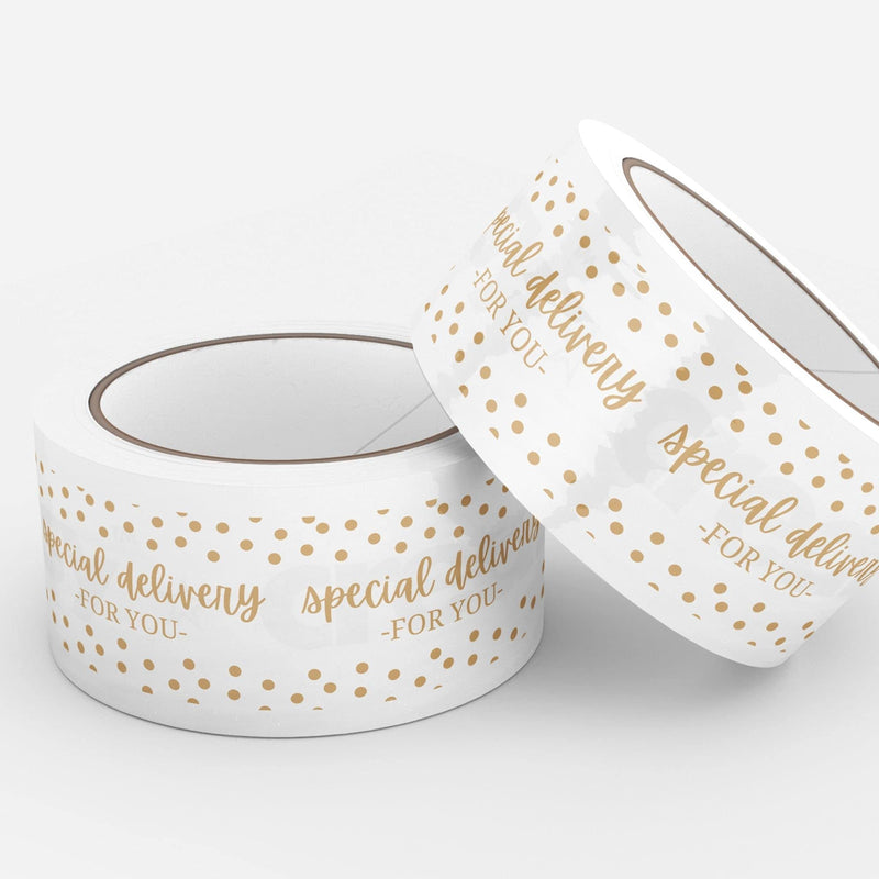 Mobiusea Creation Special Delivery Packing Tape | Christmas Shipping Tape | 1.88 Inch x 54 Yard | 3-Pack | Shipping Tape for Small Business Packaging Supplies, Cute Packing Tape Moving Supplies