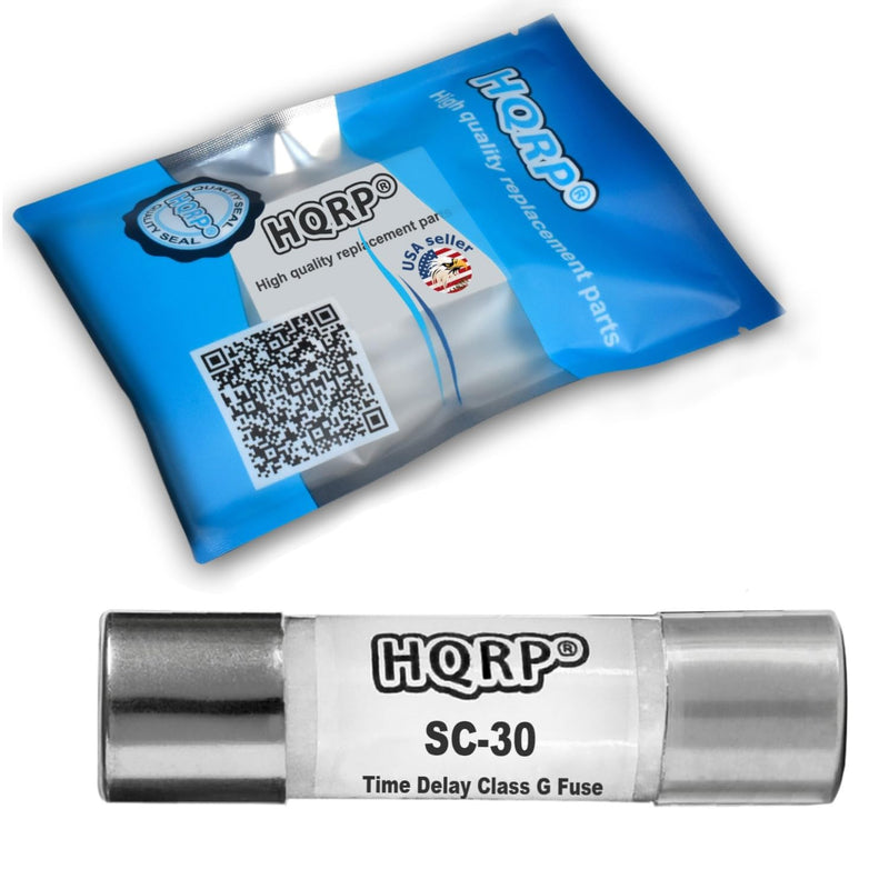 [Australia - AusPower] - HQRP 5-Pack Spa Hot Tub Slow Blow Fuse, SC-30 Class G Time Delay 30 Amp Fuse 480 V, Replacement for Bussmann SC30, Buss Sc-30, LIttelfuse SLC30, Edison, Gecko, Compatible with Balboa, Spa Builders 