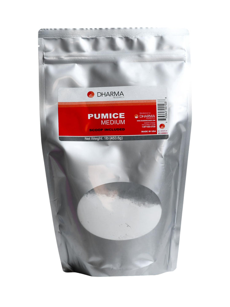 [Australia - AusPower] - Dental Pumice Powder, 1 lb Bag - Multi-Purpose Abrasive for Cleaning, Polishing, Beauty Products, Dental Lab Work, and Rock Tumbling (Medium) 1 Pound (Pack of 1) Medium 