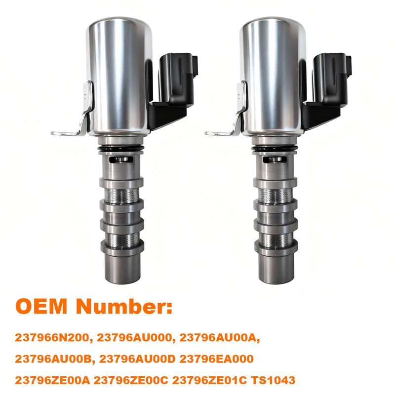 [Australia - AusPower] - Intake & Exhaust 237966N200 Variable Valve Timing (VVT) Solenoid Fit for INFINITI EX35 FX45 G37 M37 M45 Q45 Q70 QX50 QX56 QX60, for Nissan 370Z Armada Frontier, Oil Control VVT Valve Replace# TS1043 