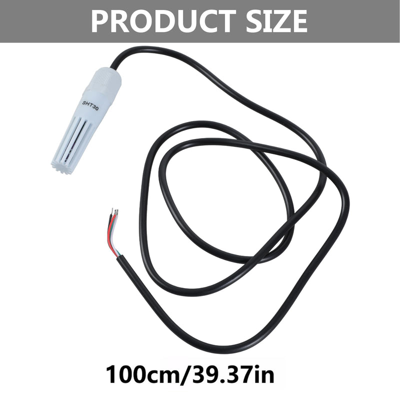 [Australia - AusPower] - SHT30 Temperature Humidity Sensor, SHT30 Digital Thermal Probe Sensor Module Room Thermometer Hygrometer with Extension Cable Air Temperature and Moisture Measurement 