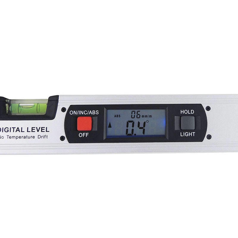 Spirit Level Angle Gauge Finder Upright Magnet 360° Inclinometer Spirit Level Digital Ruler Tool for DIY - Accurate Angle Measurement Made Easy Ruler Inclinometer Angle