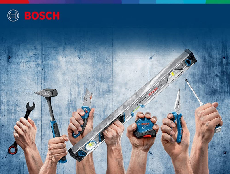 Bosch PRO Spirit Level 25 cm with Magnetic System (All-Round Readable, Aluminium Housing, Robust End Caps) - Amazon Exclusive