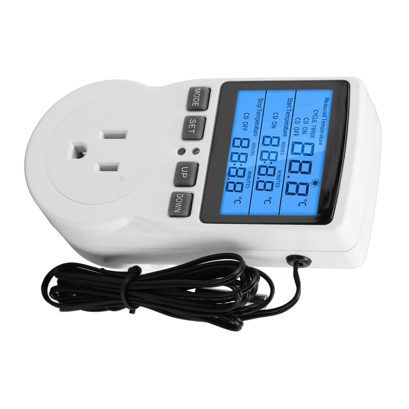 [Australia - AusPower] - DIGITEN WTC100 Wireless Thermostat Outlet, Greenhouse Reptiles Cooling Heating, Remote Control (US Plug) US Plug 