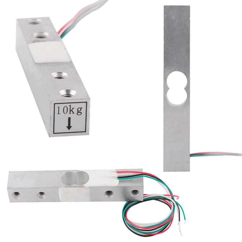 2 x 1 kg 5 kg 10 kg 20 kg Digital Load Cell Weight Sensor High Precision Miniature Load Cells for Arduino DIY Electronic Portable Kitchen Scale Sensors (5 kg + HX711), 2) (5kg + HX711)