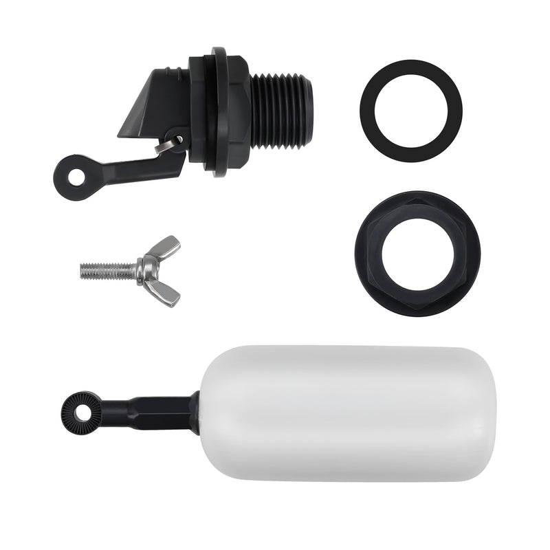 [Australia - AusPower] - 2 Pack 1/2 Inch Float Ball Valve, Adjustable Arm for Livestock Water Trough, Aquariums, Hydroponics - Automatic Fill and Control Water Level 2 