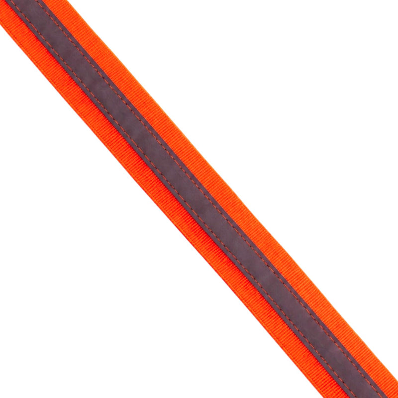 1'' x 49 ft Orange Reflective Tape for Clothing High Visibility Sew On Silver Warning Fluorescent Ribbon Safety Fabric Ideal for Raincoats Decor Shoes Bags Clothes Belt Jacket Pants 1'' x 49 ft