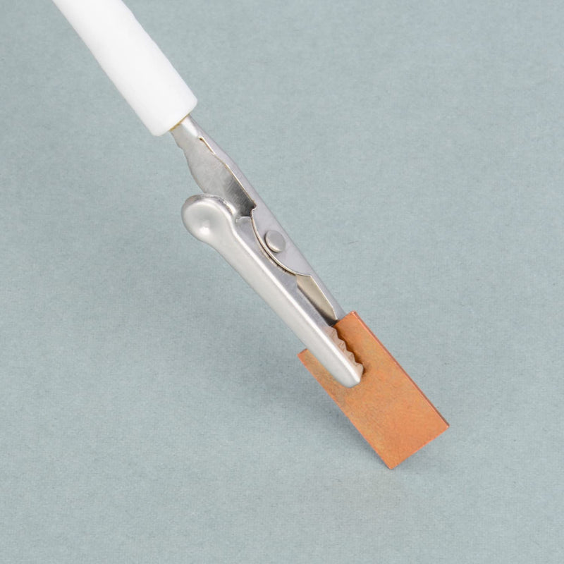 [Australia - AusPower] - stonylab 304 Stainless Steel Electrode Holder, Alligator Clip, 0.1-5mm Clampable Thickness 80 mm 