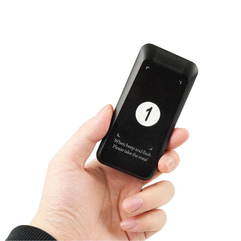 [Australia - AusPower] - Retekess TD157S Restaurant Pager System, Buzzers for Restaurant, 2 Call Modes, Outdoor 400M, 200 mAh Battery, for Food Trucks, Bars, Hospitals (1 Pager) 