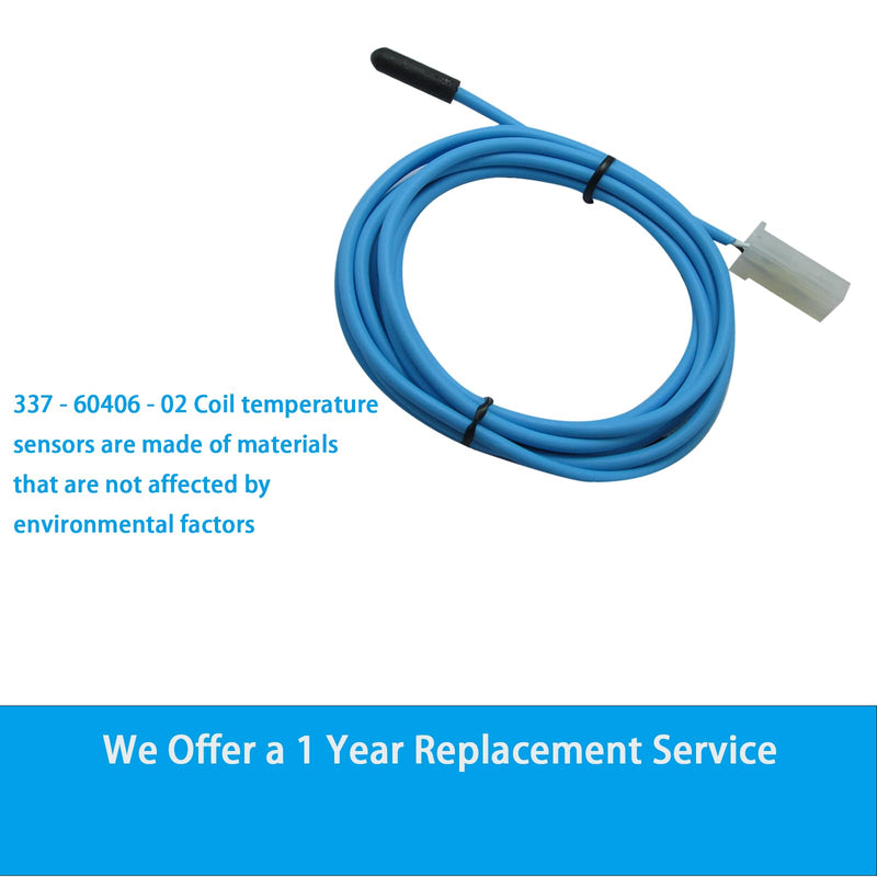 [Australia - AusPower] - 337-60406-02 Blue Coil Temperature Sensor 74 Inches Cable 337-60405-02 Replacement Traulsen Probes G10010,G10011,G10012,G10013,G10020,G10021 1 Year Replacement Service 