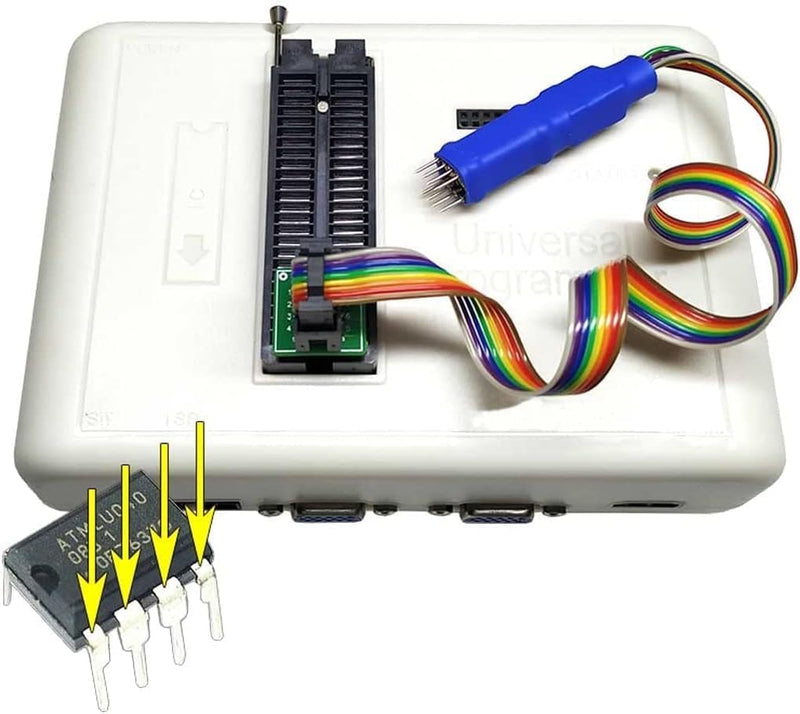 [Australia - AusPower] - SOP8 Clip 208mil Test Probe Line SOIC8 for EEPROM 24C 25C 93C chip Circuit Programming for with USB Programmer EZP2019 EZP2023 T76,T56,T48,RT809F,RT809H 