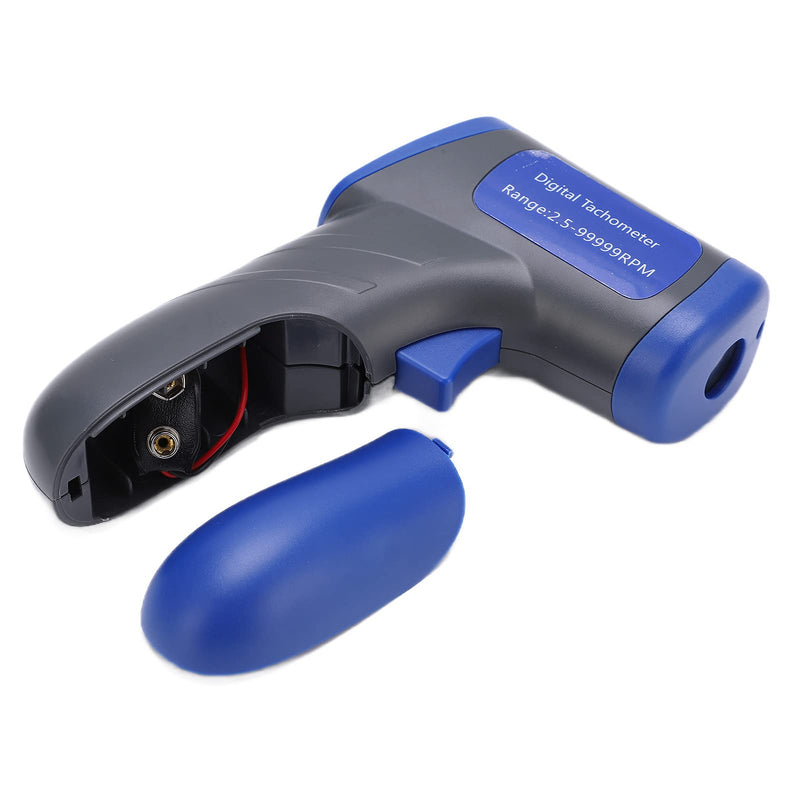 [Australia - AusPower] - Industrial Tachometers Gauge, Digital Photoelectric RPM Meter, Non Contact RPM Gun Tachometer Portable Motor Speed Gauge Gun Compact Photo Tachometer with LCD Digital Display, Wide Measurement Range 