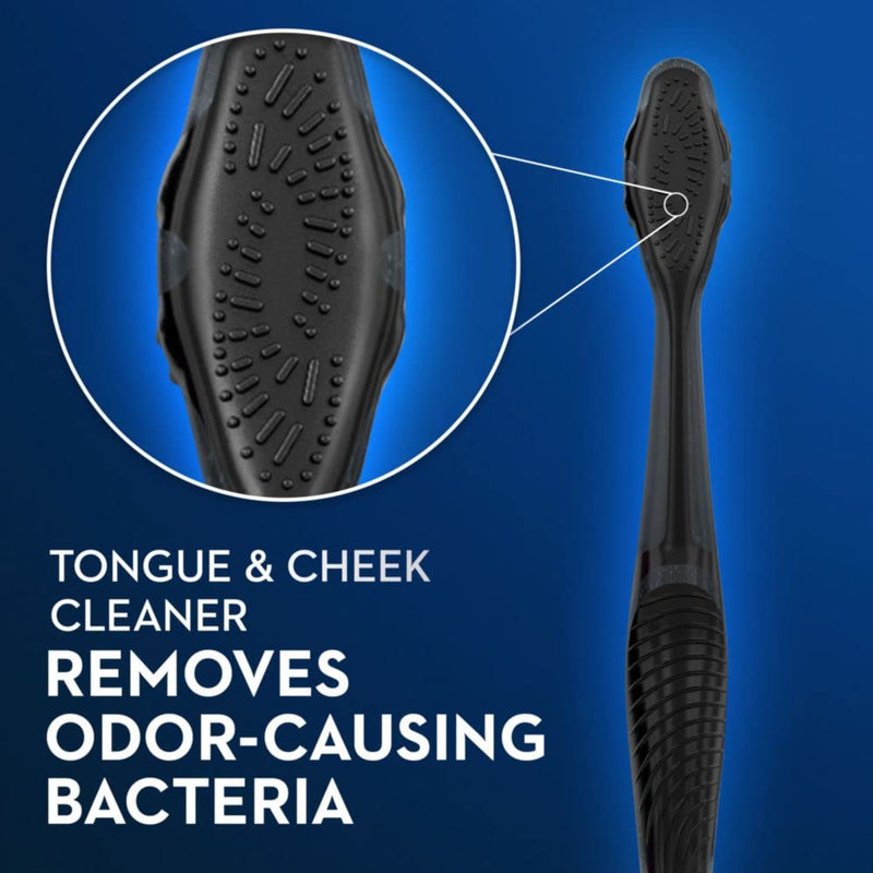 [Australia - AusPower] - Oral-B Charcoal Toothbrushes, Medium 2ct 1 Count (Pack of 2) 