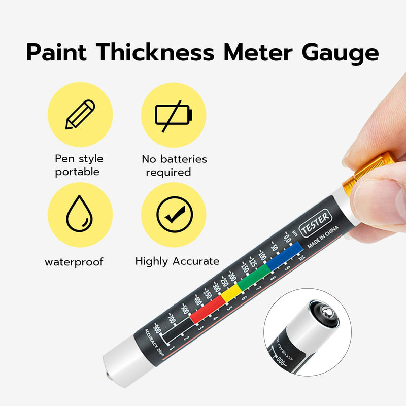 [Australia - AusPower] - Mcbazel Magnetic Coating Thickness Gauge, Paint Thickness Gauge, Car Paint Gauge 