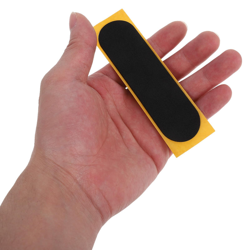 SUPVOX Fingerboard Grip Tape 10Pcs Foam Adhesive Non-Slip Finger Skateboard Tapes 3.93X1.10In Rounded Corners for Mini Skateboard Accessories