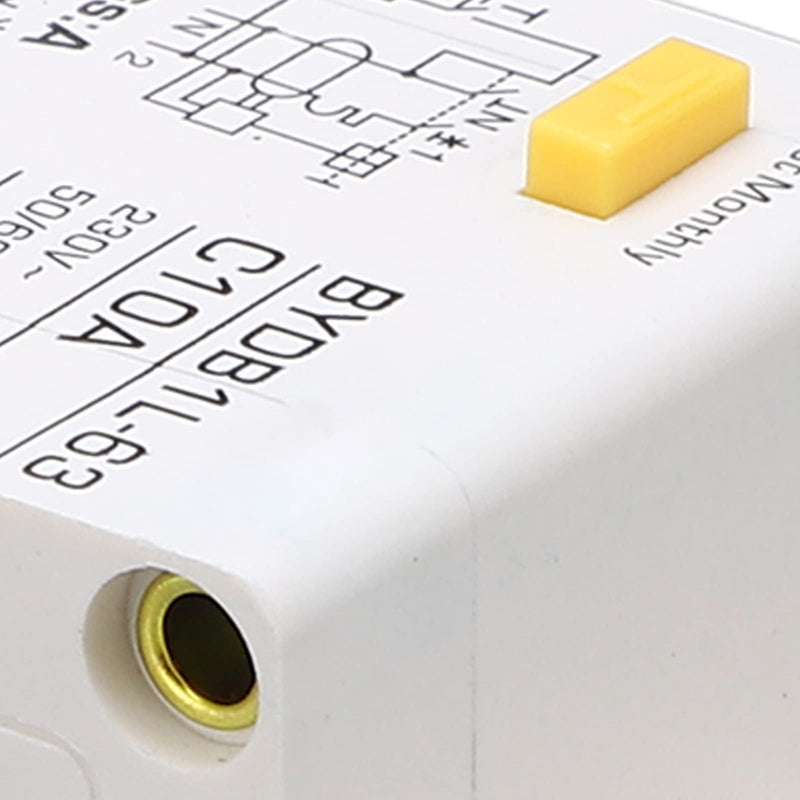 [Australia - AusPower] - Fi Circuit Breaker AC 230 V 30 mA C10 1P+N Circuit Breaker Hat Rail Leakage Protection Overload Protection Residual Current Device FI/LS Switch Circuit Breaker 10A 
