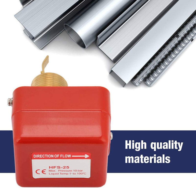 [Australia - AusPower] - HFS-25 Water Switch Paddle Control SPDT Contacts Partial Stainless Steel Type 1" Connector 1.0MPa 6-380V 