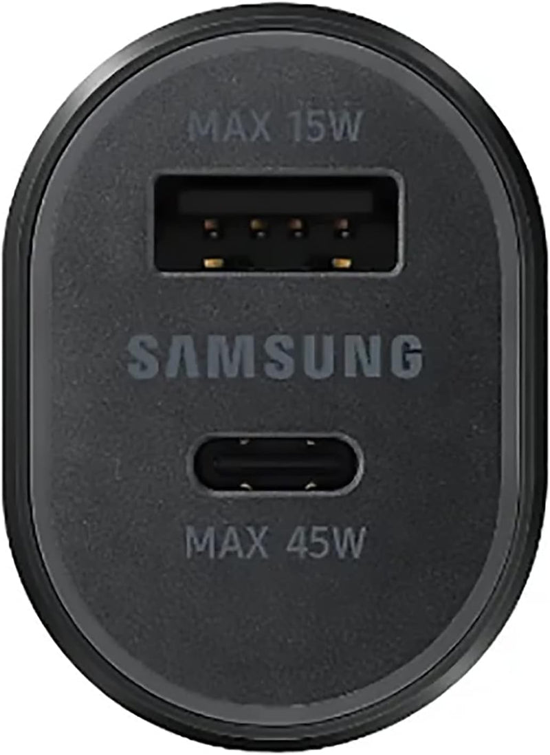 [Australia - AusPower] - SAMSUNG Super Fast Dual Car Charger Usb (45W+15W) Two Ports EP-L5300 Black 