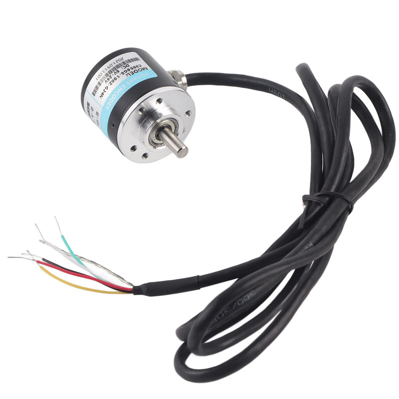 ABZ Three-Phase Encoder, Photoelectric Encoder, DC 5-24 V, 3000-6000 rpm, Full Wave Encoder for Car Engineering (100 Hz), Encoders