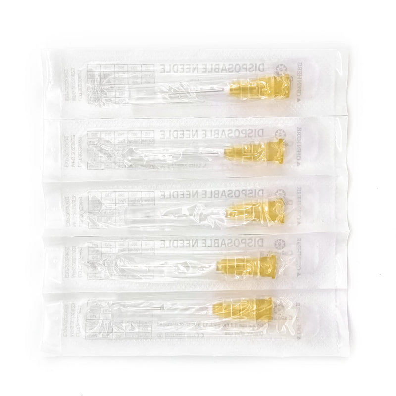 [Australia - AusPower] - 100pcs 25 Gauge Needles 1inch for Industrial Lab Accessories, Measuring and Refilling Inks 25Ga 1 inch 