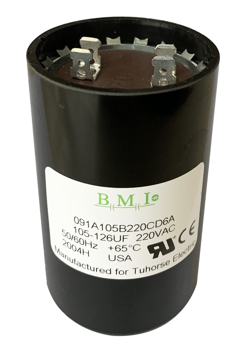 105-126 MFD (uF) 1.0 1.5 and 2 HP Well Pump Control Box Motor Start Capacitor for Franklin 275464113, 2823008110, 2823018110, 2801084915, 2823018310, 2823508110 New