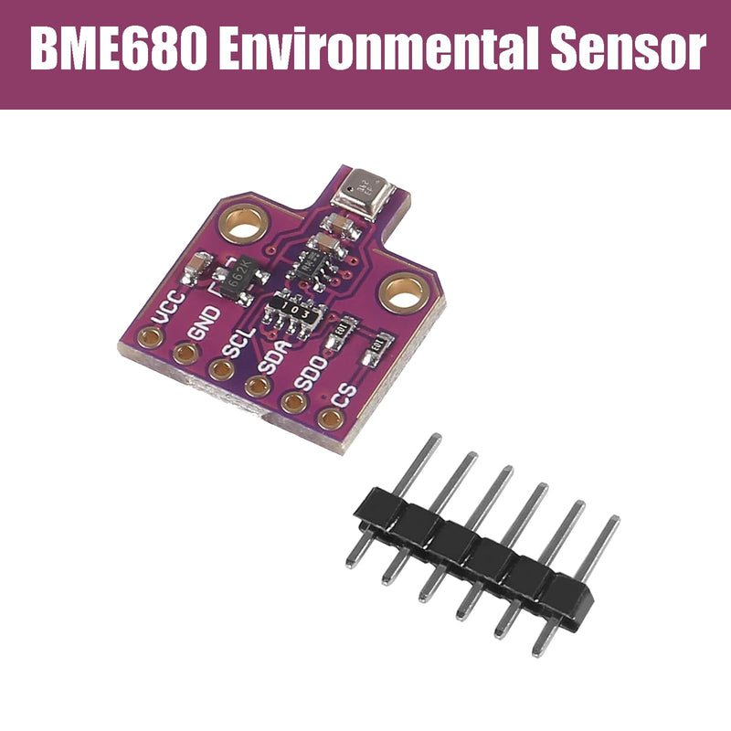 [Australia - AusPower] - BME680 Digital Temperature Humidity Sensor Module 4 in 1 Sensor 3.3V/5V High Precision Environmental Monitoring Sensor with SPI IIC 