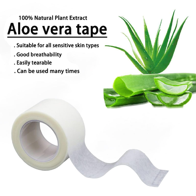 Medical Aloe Low-Allergy Tape, for Surgery, First aid, face, Skin, etc. Multi-Functional Medical Tape (1 in x 3Rolls) 1 in x 3Rolls