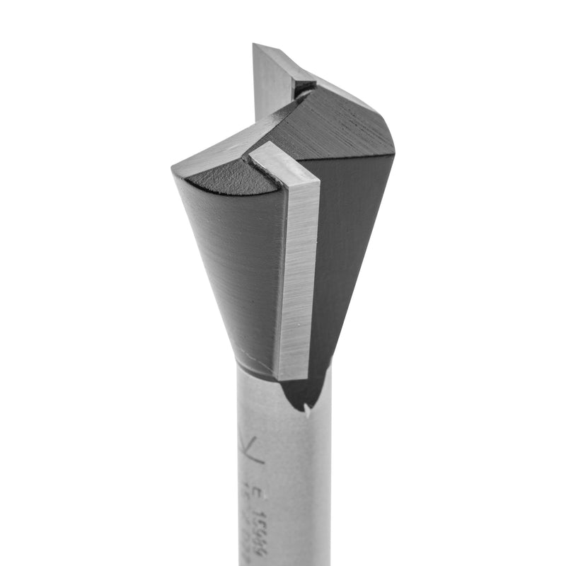 [Australia - AusPower] - ENT Dovetail Cutter TC Shank (C) 8 mm, Diameter (A) 22 mm, B 22 mm, E 15°, D 32 mm, withoug Spurs E=15 / D=22 / NL=22 