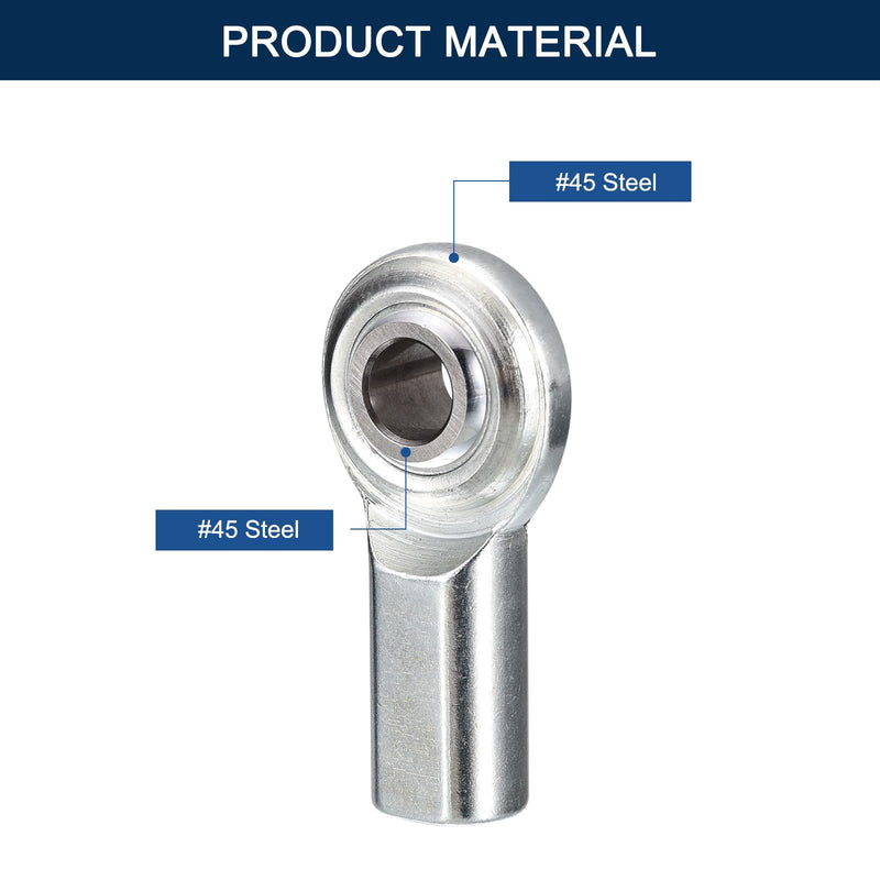 [Australia - AusPower] - CF5 Rod End Bearing Heim Joints, 5/16 x 5/16-24 Right Hand Female Thread Heim Joint with Jam Nuts 2pcs 5/16" CF 