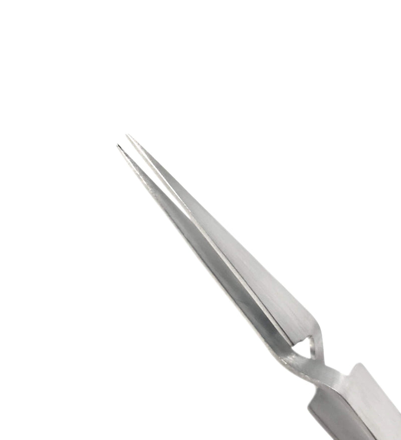 [Australia - AusPower] - Stainless Steel Reverse Action Forceps with Straight Very Fine Point 