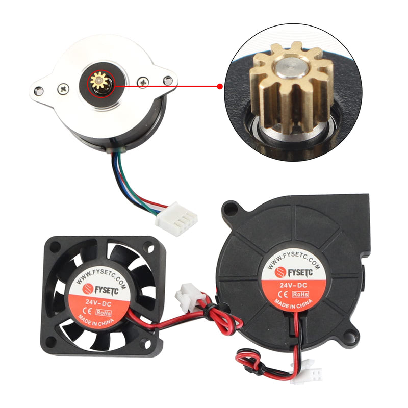FYSETC 3D Printer Parts VoronSteathburner Extruder Head SB CW2 Hotend Hardware Kit No Printed Parts with 36mm Motor Cooling Fan Compatible with Voron2.4 R2 Triden Switchwire Vorn 1.8