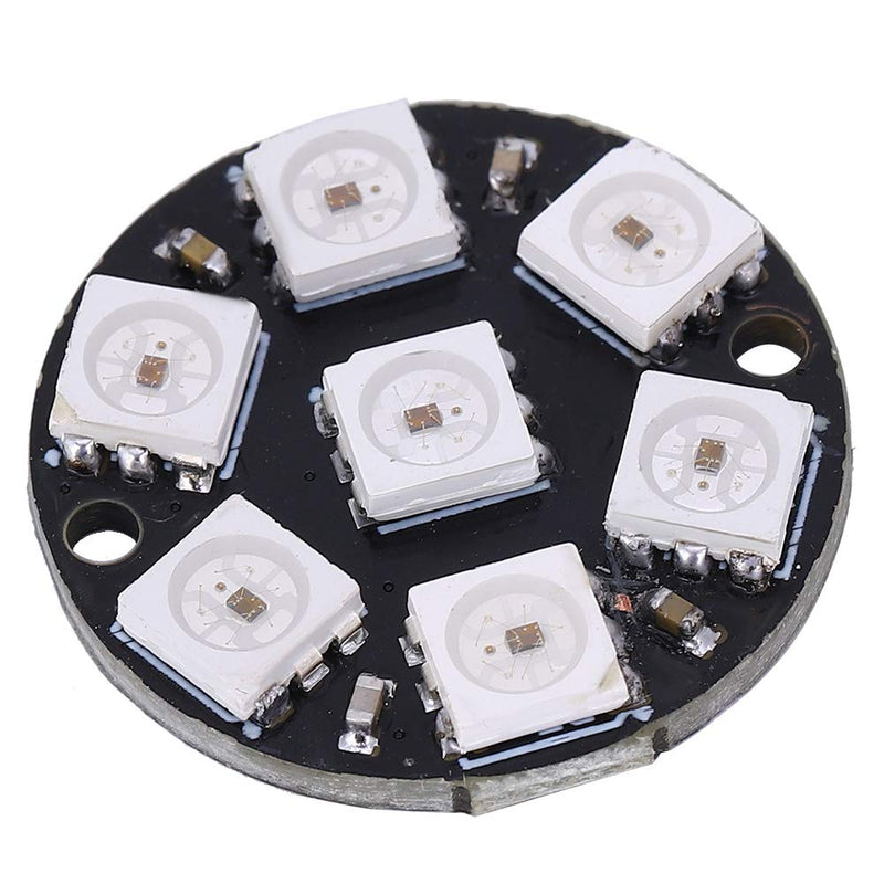 Pack of 10 LED Drivers, Round Built-in Color Light Ws2812b Ring 5050 WS2812 Development Board 7 Bit Cjmcu Bit WS2812 RGB