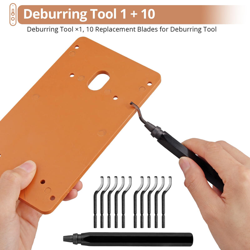[Australia - AusPower] - KAMTOP 3D Printer Tool Kit, All in One 3D Printing Tools for Beginners and Experts, Professional 3D Print Accessories for Finishing Deburring Drilling Post-Processing, 46 PCS 3D Printer Starter Kit 