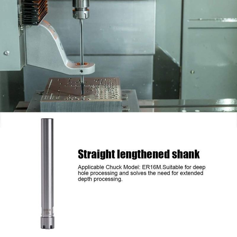 Collet Holder ER16M-150L 5.9 Inch Shank Length Milling Holder Extension CNC Lathe (C20) Precision Tool for CNC Machining