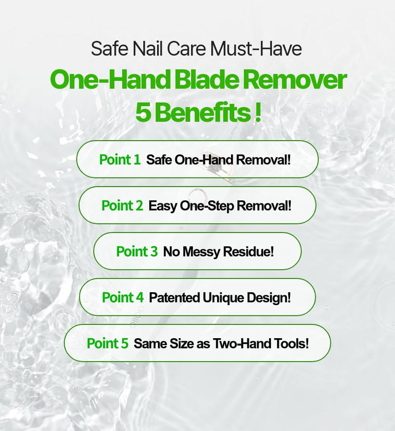 [Australia - AusPower] - Dermaplane Blade Remover - 1 Handed No-Touch Safe Disposal Tool - Holds 100 Blades 