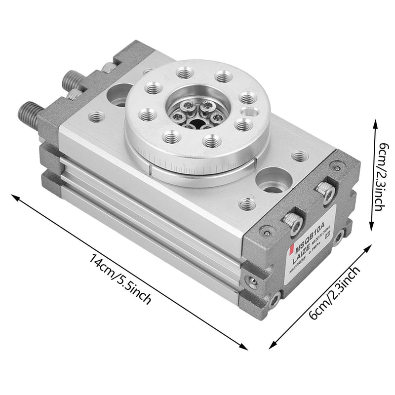 [Australia - AusPower] - 180 Degree Rotary Pneumatic Cylinder, Type 15mm Pneumatic Rotate Cylinder 0~60°C 