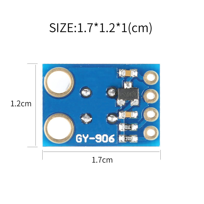 [Australia - AusPower] - Ticfox MLX90614-DCI Non-Contact Infrared Temperature Sensor Module High Precision Infrared Temperature Sensor Module Long Distance DIY PCB Electronic Components 