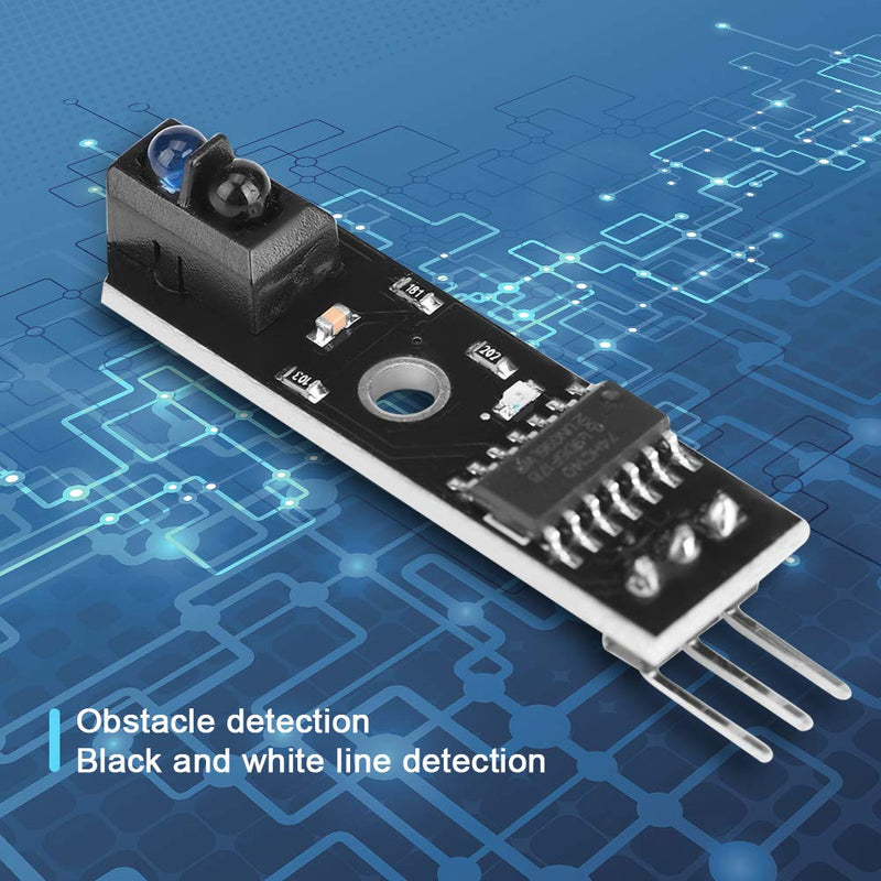 [Australia - AusPower] - 3Pcs Infrared Tracking Sensor Module 1-Channel Infrared Reflection IR Photoelectric Switch for Smart Car Robot 
